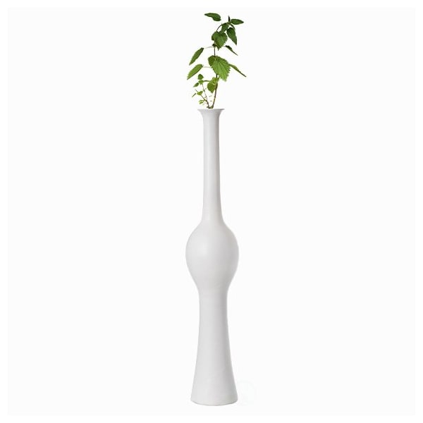 Uniquewise Unique Style Floor Vase for Entryway Dining or Living Room, White Ceramic 42.5 in. QI004041.S - main
